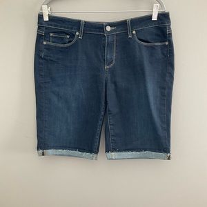 Paige, denim shorts